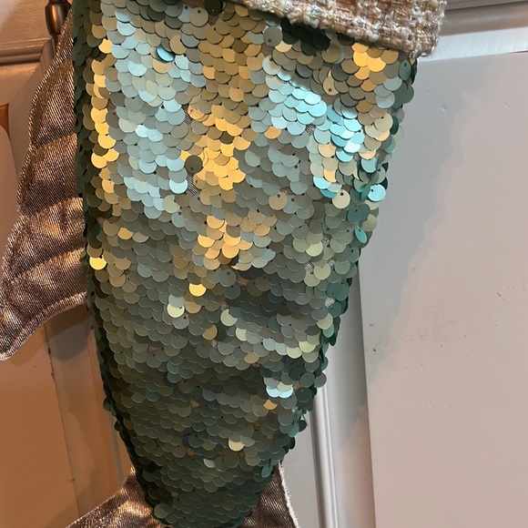 Sequins Mermaid Stocking with Hanging Hook - Picture 3 of 3